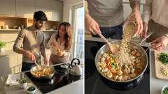 One-pan-Hähnchen mit Ptitim und Gemüse in 20 minuten – das schnelle Feierabendgericht