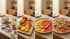 Tomaten-Carpaccio mit Bohnen und Chili – schnelle vegane Vorspeise für den Sommer