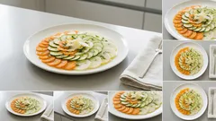 Gemüse-Carpaccio mit Parmesan: so bleibt es knackig und richtig aromatisch