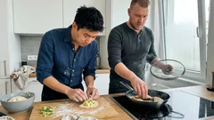 Kalorienarme Pfannen-Piroggen ohne Öl: knusprig, schnell und alltagstauglich