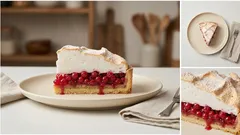 Johannisbeerkuchen mit Baiser: so bleibt der Dinkel-Mürbeteig schön knusprig